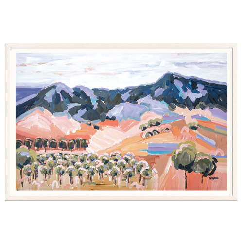 Our Artists' Collection Macedon Vineyard Printed Wall Art Temple