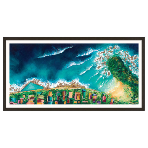 Morning Coffee at Shelly Beach Printed Wall Art