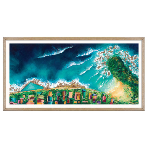 Morning Coffee at Shelly Beach Printed Wall Art