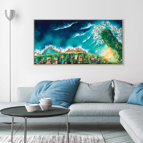 Morning Coffee at Shelly Beach Printed Wall Art