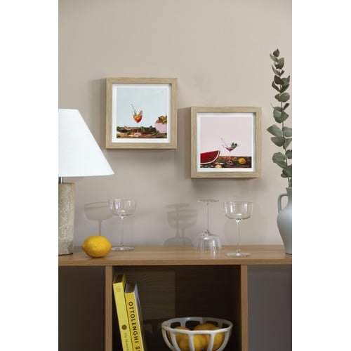 2-Piece-Summer-Fizz-and-Fruit-Delight-Framed-Paper-Print-Wall-Art-Set