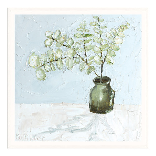 Blue on Eucalypt Printed Wall Art
