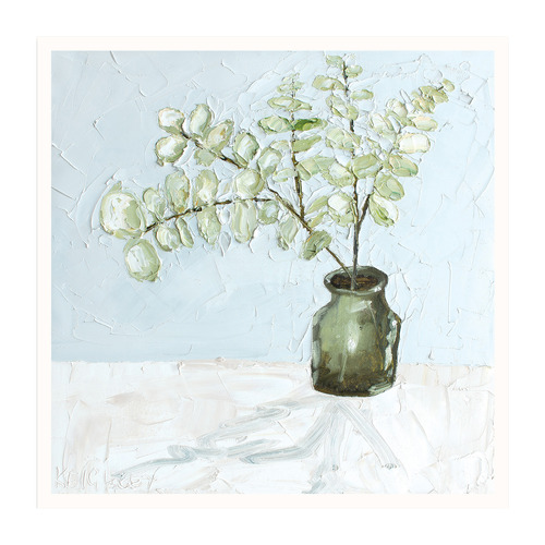Blue on Eucalypt Printed Wall Art