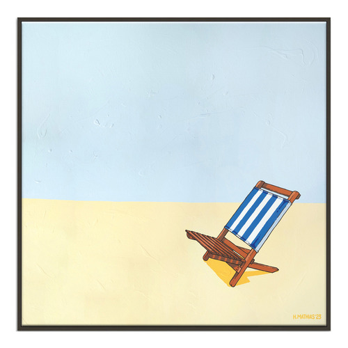 Beach Chair Printed Wall Art Temple And Webster