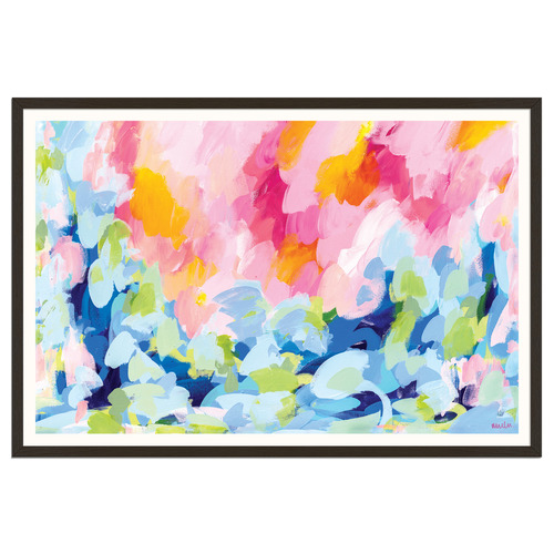 Sunset over Brighton Beach Printed Wall Art