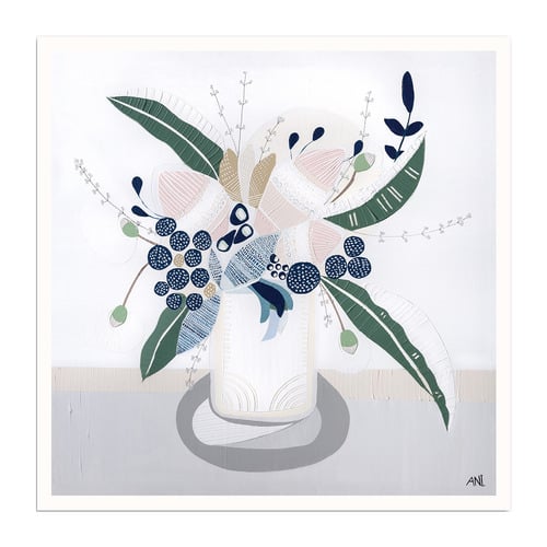 Coastal Bouquet Printed Wall Art