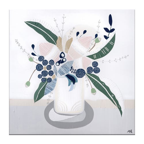 Coastal Bouquet Printed Wall Art