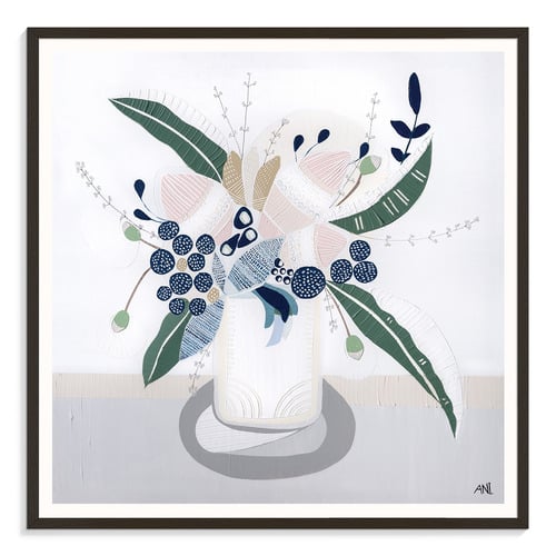 Coastal Bouquet Printed Wall Art