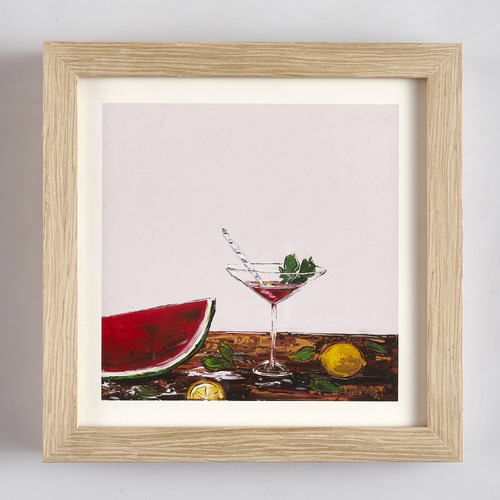 2-Piece-Summer-Fizz-and-Fruit-Delight-Framed-Paper-Print-Wall-Art-Set