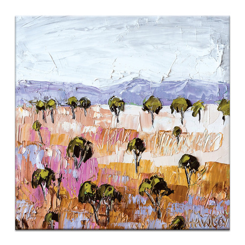 Colourful Land II Canvas Wall Art