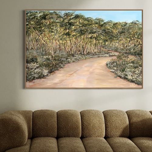 The Bus Run Canvas Wall Art
