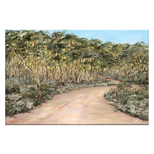 The Bus Run Canvas Wall Art