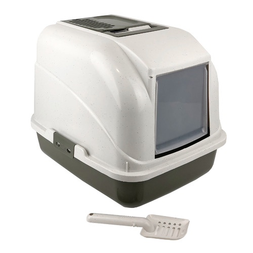 Enclosed Cat Litter Pan