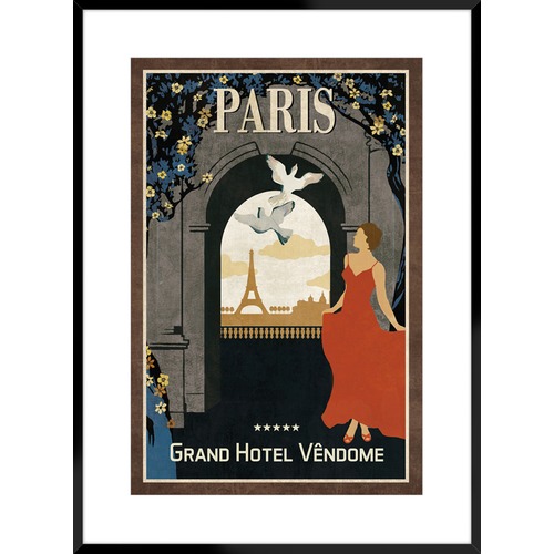 Grand Hotel Paris Framed Printed Wall Art Temple Webster