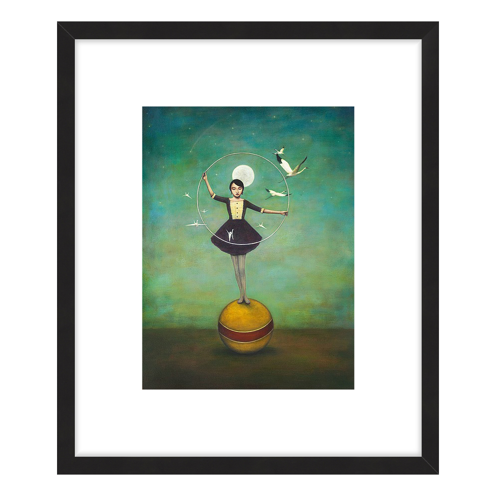 Luna's Circle Canvas Wall Art