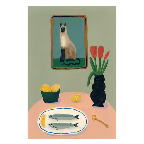 Siamese Still Life Canvas Wall Art