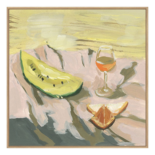 Picnic in the Grass Canvas Wall Art