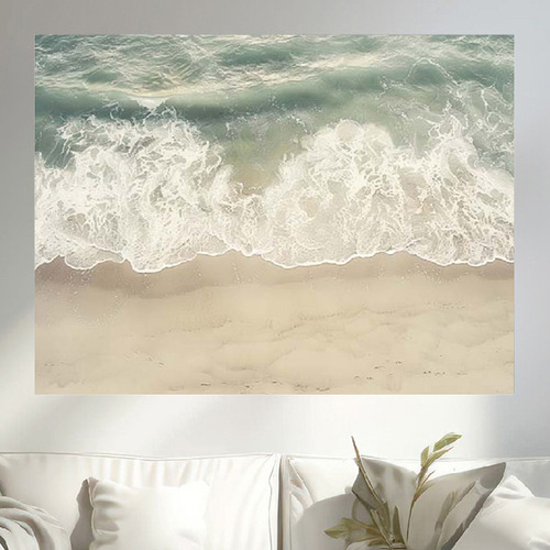 Aerial Waterscape Canvas Wall Art