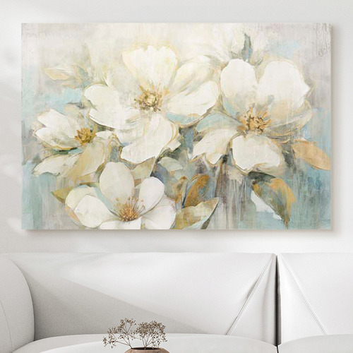 Ivory Bloom I Canvas Wall Art