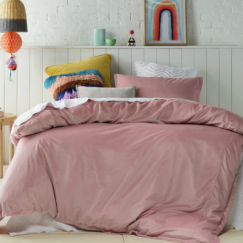 Jiggle Giggle Blush Veronica Velvet Quilt Cover Set Reviews