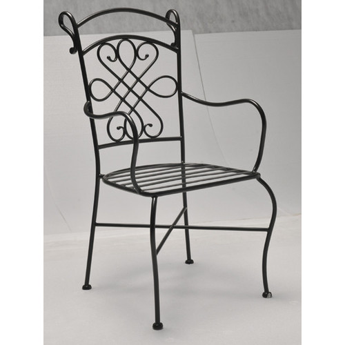 Cast Iron Outdoor Black Wrought Iron Monique Armchair Reviews Temple Webster