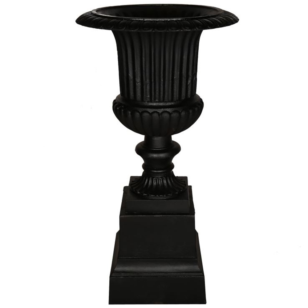 Venetian Fluted Urn & Base Set