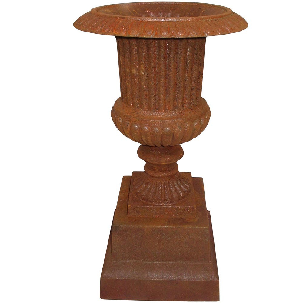 Venetian Fluted Urn & Base Set