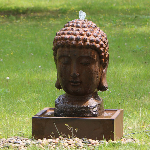 Lucky Buddha Water Fountain with LED