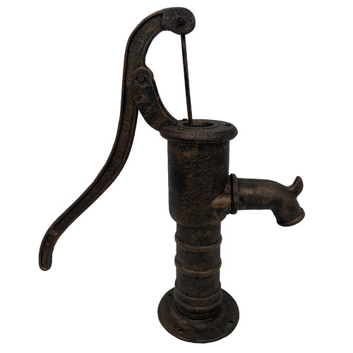 Cast Iron Outdoor Village Pump Cast Iron Garden Ornament Temple & ster