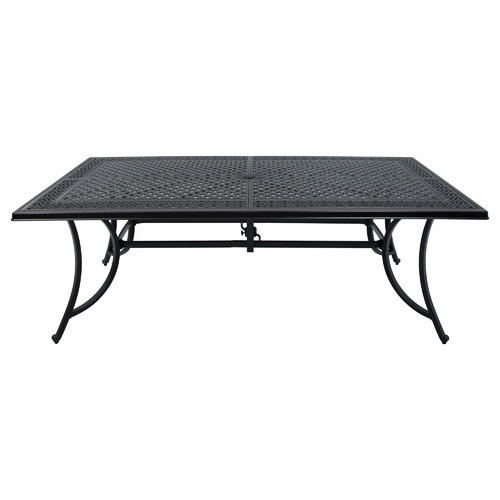 7 Piece Positano Cast Iron Outdoor Dining Table & Chair Set