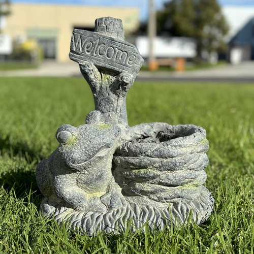 Finch Frog Planter