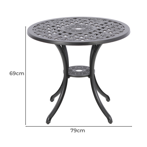 5 Seater Remycrest Aluminium Bistro Set