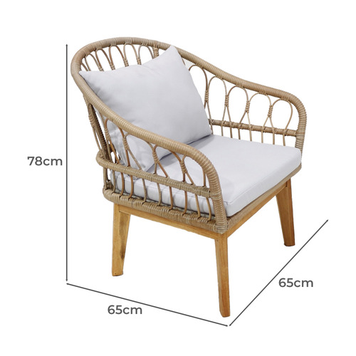 3 Seater Era Outdoor Bistro Set