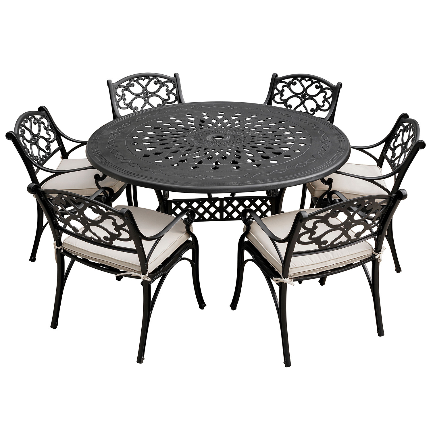 6 Seater Jessa Outdoor Dining Table & Chair Set