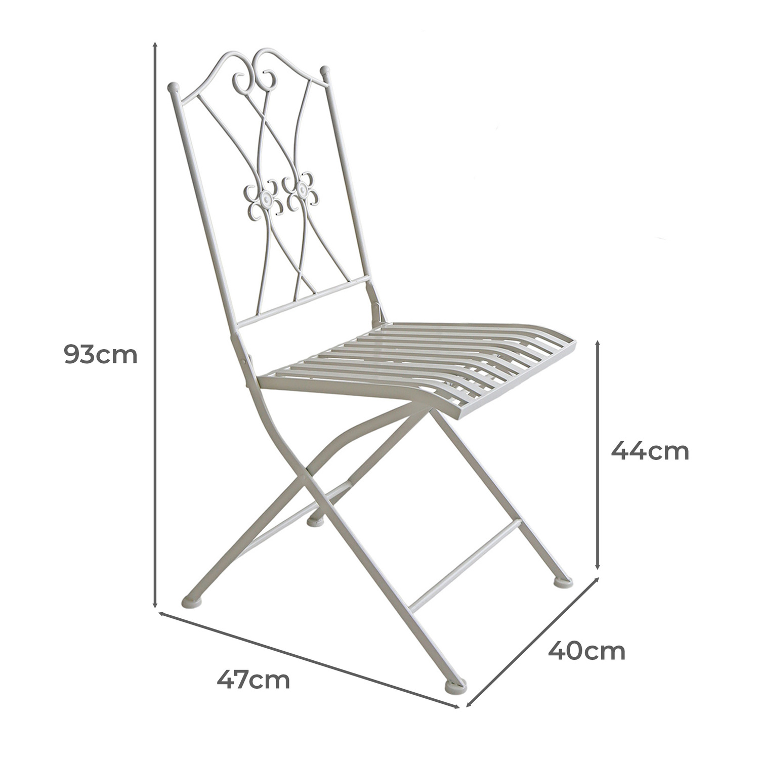 2 Seater Bauer Outdoor Bistro Set
