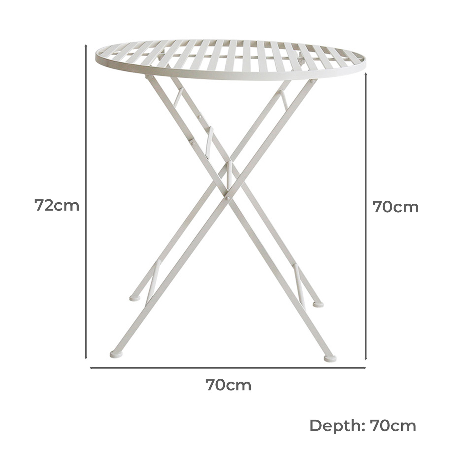 2 Seater Bauer Outdoor Bistro Set