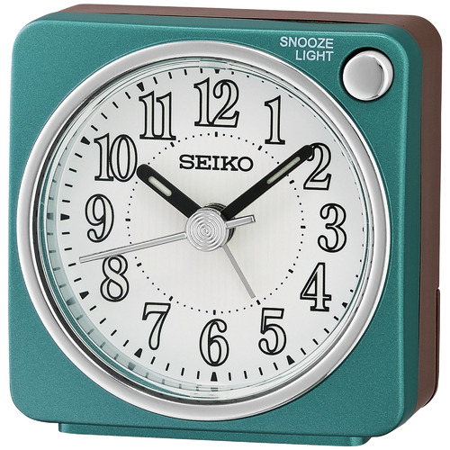 White Faced Seiko Perseus Table Alarm Clock | Temple & Webster