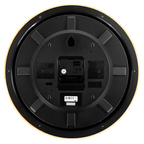 Seiko Wood Patterned Wall Clock