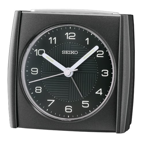 Matte Charcoal Seiko Alarm Clock