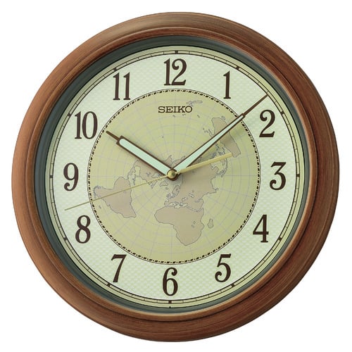 Seiko World Map Wall Clock