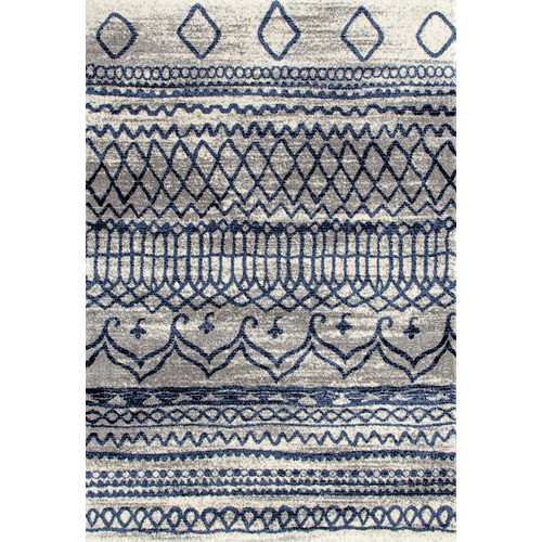 Blue Moroccan Style Eden Rug Temple & ster