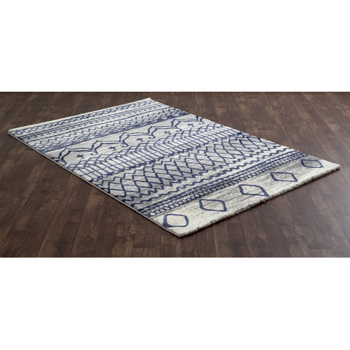 Blue Moroccan Style Eden Rug Temple & ster