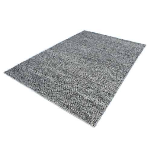 Grey Macarius HandWoven Wool & Viscose Rug Temple & ster