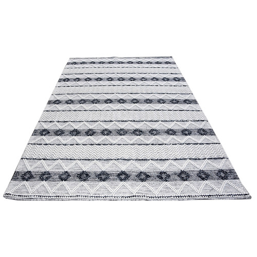 Moire HandWoven Wool & Cotton Rug Temple & ster