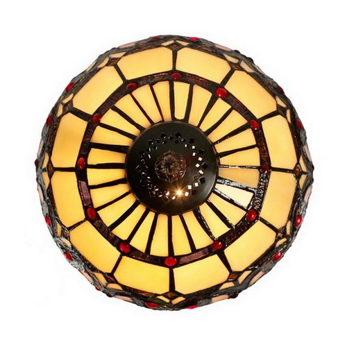 Boheme Leadlight Bridge Arm Tiffany Style Floor Lamp