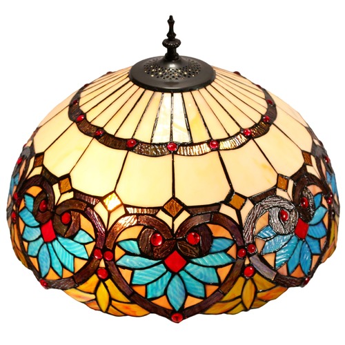 Tiffany Emporium Boheme Lotus Tiffany Style Floor Lamp | Temple & Webster