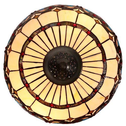 Boheme Lotus Tiffany Style Floor Lamp