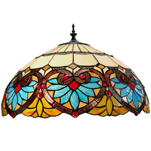 Tiffany Emporium Boheme Lotus Tiffany Style Floor Lamp | Temple & Webster