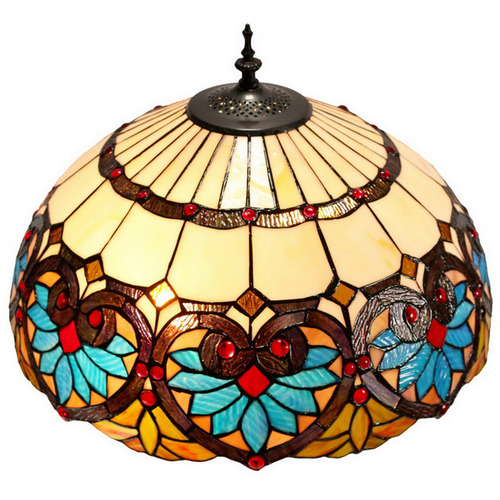 Tiffany Emporium Boheme Lotus Tiffany Style Floor Lamp | Temple & Webster