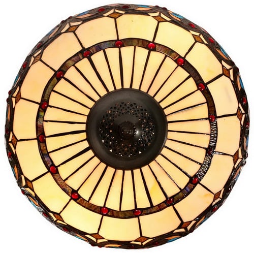 Boheme Lotus Tiffany Style Floor Lamp